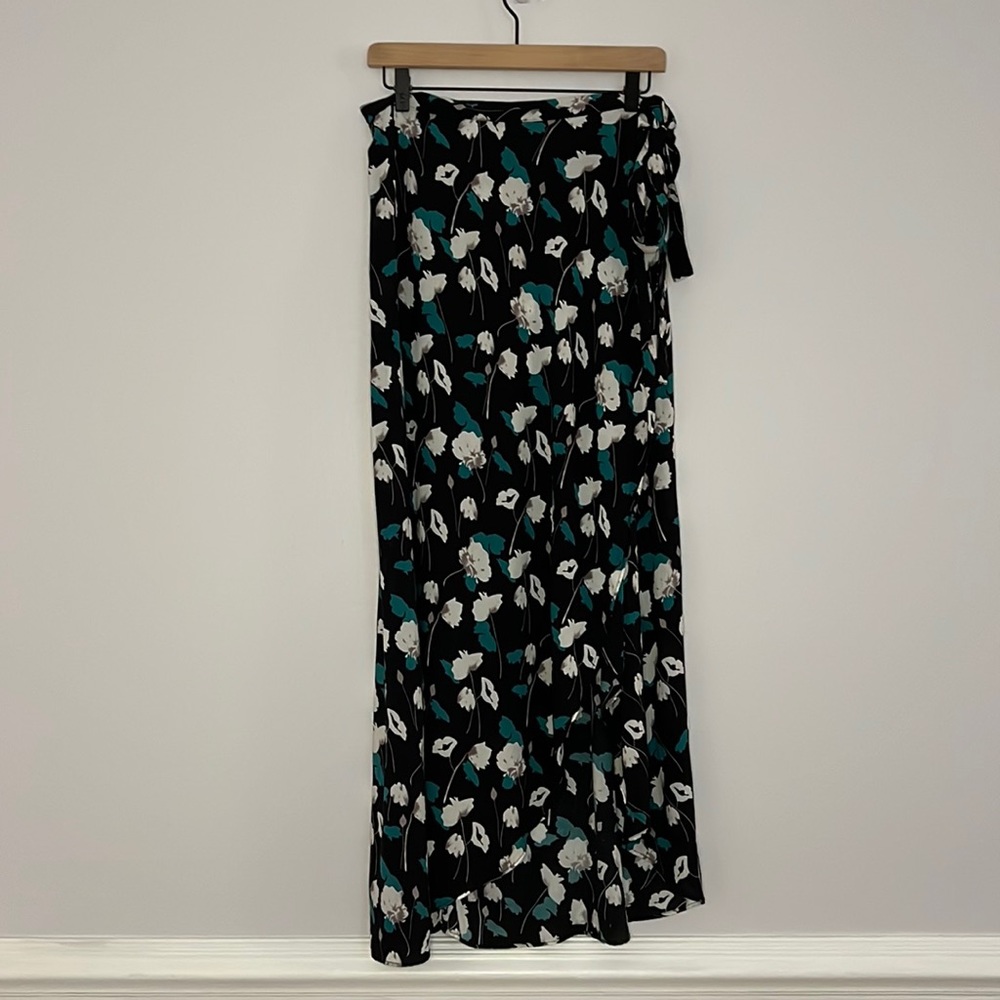 Forever 21 Floral Wrap Skirt